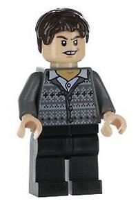 Neville Longbottom Minifigure - Neville Longbottom wearing a Fair Isle sweater - hp129