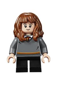 Hermione Granger Minifigure - Hermione Granger wearing a Gryffindor sweater - hp139