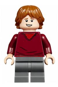 Ron Weasley, Dark Red Sweater, Dark Bluish Gray Medium Legs hp180