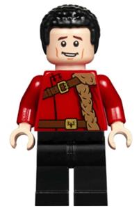 Viktor Krum Minifigure - Viktor Krum in a red uniform - hp189