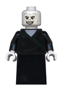 Voldemort Minifigure - Voldemort with a white head - hp197