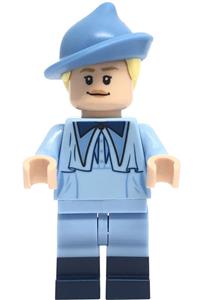 Fleur Delacour  Minifigure - Fleur Delacour wearing a bright light blue robe - hp202