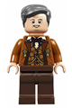 Horace Slughorn, Dark Red Jacket Lapels - hp230