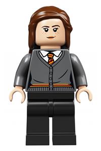 Hermione Granger Minifigure - Hermione Granger wearing a Gryffindor cardigan sweater - hp240