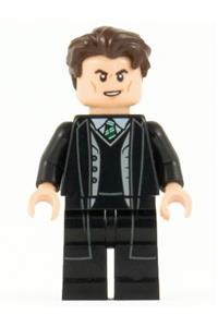 Tom Riddle Minifigure - Tom Riddle in a black long coat and vest - hp242