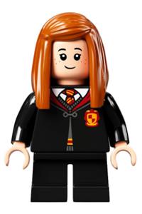 Ginny Weasley Minifigure - Ginny Weasley with short legs wearing a Gryffindor robe - hp305