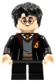 Harry Potter, Gryffindor Robe Open, Sweater, Shirt and Tie, Black Short Legs - hp314