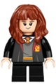 Hermione Granger, Gryffindor robe open, sweater, shirt and tie, black short legs - hp315