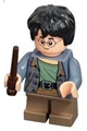 Smiling Harry Potter wearing a sand blue jacket - hp316