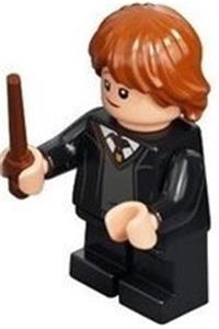 Ron Weasley Minifigure - Ron Weasley wearing a Hogwarts robe - hp319