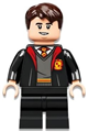 Neville Longbottom, gryffindor robe open, sweater, shirt and tie, black medium legs - hp330