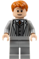 Arthur Weasley in a light bluish gray suit - hp359