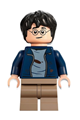Harry Potter, Dark Blue Open Jacket with Tears and Blood Stains, Dark Tan Medium Legs, Smile \/ Open Mouth with Teeth - hp364