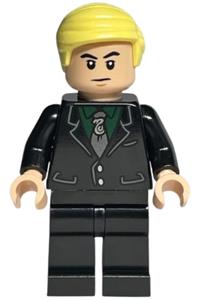 Draco Malfoy, black suit, Slytherin tie hp385