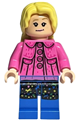 Luna Lovegood with long hair wearing a dark pink jacket - hp386