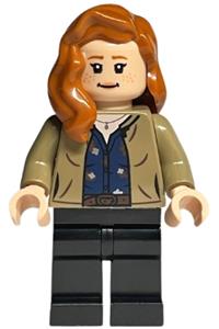Ginny Weasley Minifigure - Ginny Weasley in her epilogue outfit, wearing a dark tan jacket - hp388