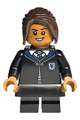Ravenclaw Student, Black Skirt and Short Legs with Dark Bluish Gray Stripes - hp391