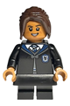 Ravenclaw student with black skirt and short legs featuring dark bluish gray stripes - hp391