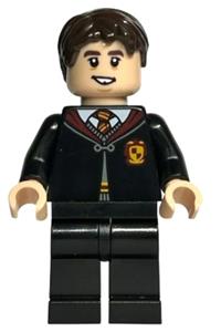 Neville Longbottom Minifigure - Neville Longbottom in black Gryffindor robe and legs - hp398