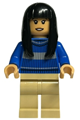 Cho Chang - blue Ravenclaw quidditch sweater, tan legs - hp402