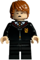 Ron Weasley - black Gryffindor robe and medium legs, sleeping \/ awake - hp416