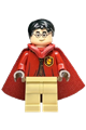 Harry Potter - Dark Red Gryffindor Quidditch Uniform with Hood and Cape - hp427