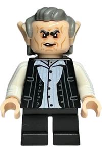 Griphook Minifigure - Griphook wearing a black pinstripe vest - hp445