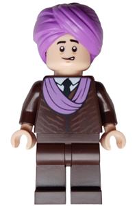 Professor Quirinus Quirrell - Professor Quirinus Quirrell wearing a dark brown robe and a medium lavender turban - hp480