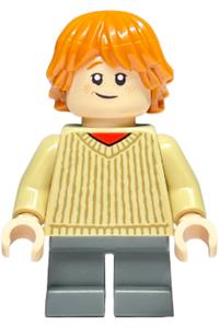 Ron Weasley wearing a tan sweater hp482