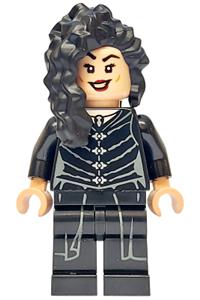 Bellatrix Lestrange Minifigure - Bellatrix Lestrange wearing a black robe with printed legs - hp533