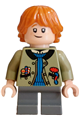 Ron Weasley wearing an olive green jacket over a blue jumper - hp550