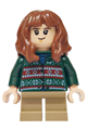Hermione Granger wearing a dark green sweater and dark tan short legs - hp553