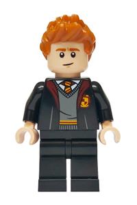 Percy Weasley Minifigure - Percy Weasley wearing an open Gryffindor robe - hp556