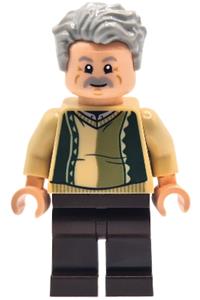 Vernon Dursley Minifigure - Vernon Dursley wearing a tan sweater - hp564