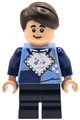 Dudley Dursley wearing a bright light blue sweater with a napkin - hp565