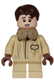 Neville Longbottom wearing coveralls and headphones with tan short legs and a tooth gap lopsided smile - hp569