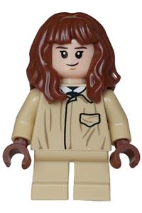 Hermione Granger Minifigure - Hermione Granger wearing coveralls - hp571