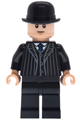 Minister of Magic Cornelius Fudge wearing a suit with a dark blue tie - hp579