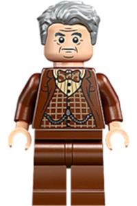Horace Slughorn Minifigure - Horace Slughorn wearing a reddish brown jacket - hp584