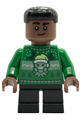 Blaise Zabini wearing a green holiday sweater and black short legs - hp595