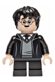 Harry Potter wearing Hogwarts robe and black tie with a surprised expression - hp607