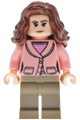 Hermione Granger with a warm pink jacket and dark tan legs - hp632