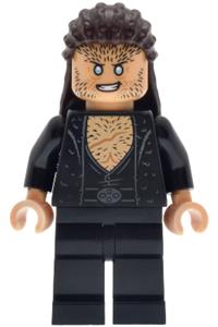 Fenrir Greyback Minifigure - Fenrir Greyback with dark brown long hair - hp636