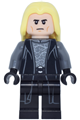 Lucius Malfoy in a Death Eater outfit with bright light yellow hair and printed legs - hp638