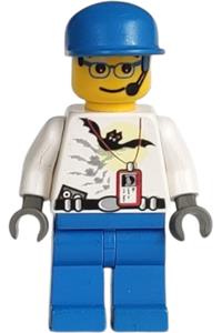Grip Minifigure - Grip with bat design on torso - hrf010