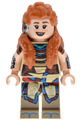 Aloy with an open mouth smile or a lopsided closed mouth expression - hrz001