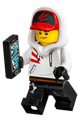 Jack Davids with white hoodie with cap and hood - hs004