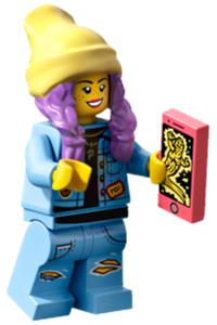 Parker L. Jackson Minifigure - Parker L. Jackson with denim jacket with beanie - hs014