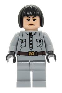 LEGO Indiana Jones Irina Spalko Female Minifigure with Bob Hair Cut 