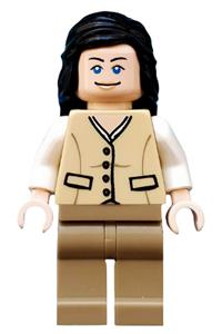 Marion Ravenwood Minifigure - Marion Ravenwood wearing a tan outfit - iaj019